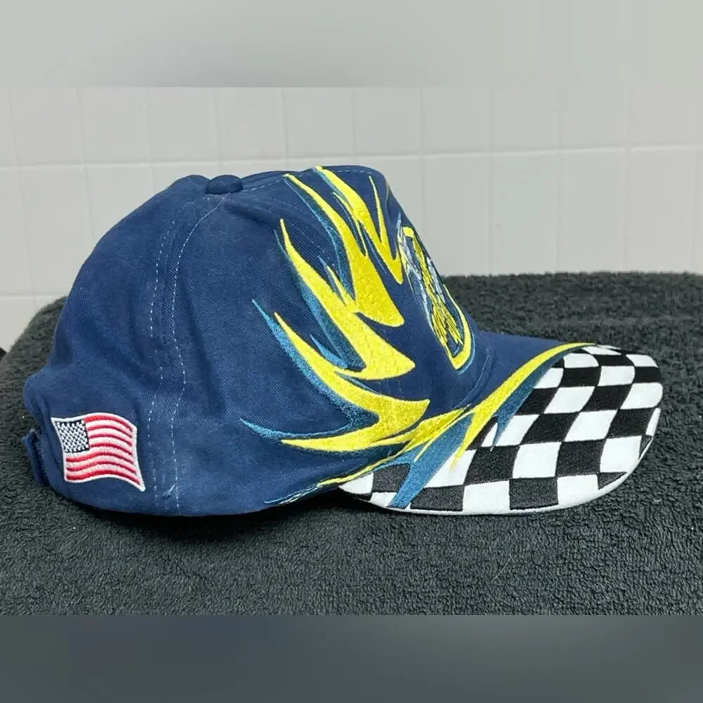 Vintage 2002 Brickyard 400 Strapback Hat Nascar Top of the World Limited Edition